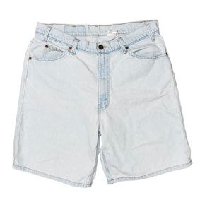 Vintage90s Levi’s 550 Orange Tab High Waist Denim Bermuda Shorts